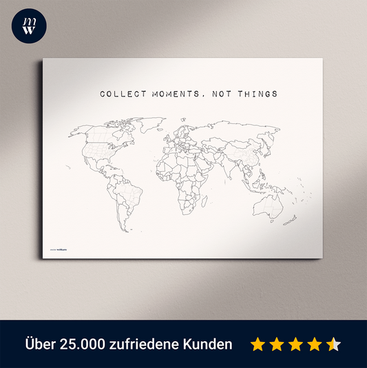 Weltkarte zum rubbeln - die Produktalternative von meine weltkarte