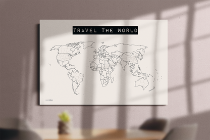 Weltkarte wo man schon war