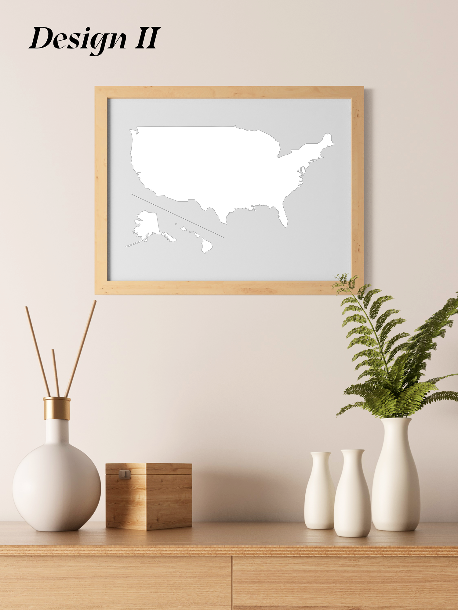 USa Länderumrisse