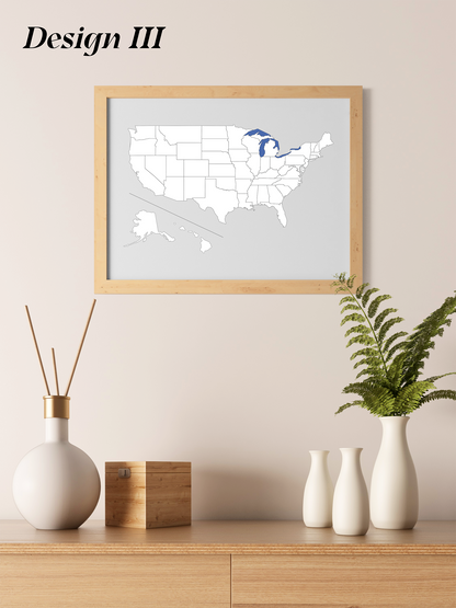 USA Landkarte - Roadtrip USA