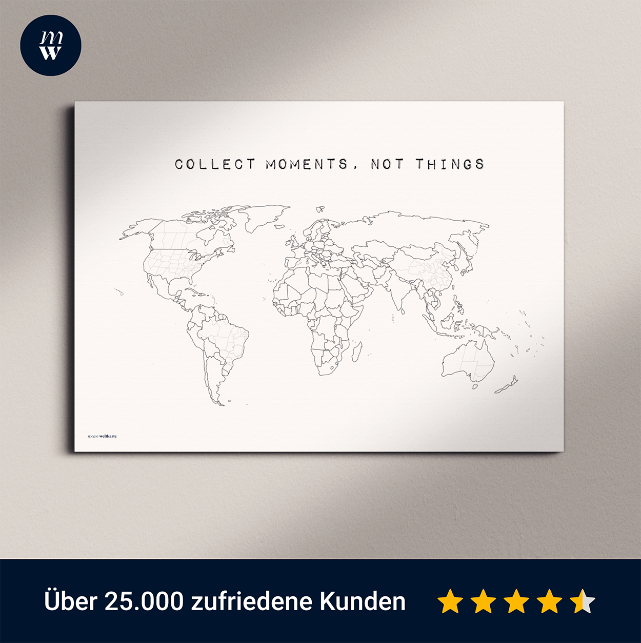 Weltkarte zum rubbeln - die Produktalternative von meine weltkarte
